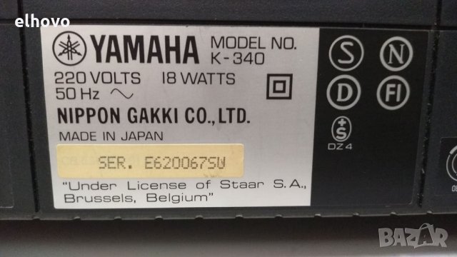 Дек Yamaha K-340, снимка 3 - Декове - 33356558