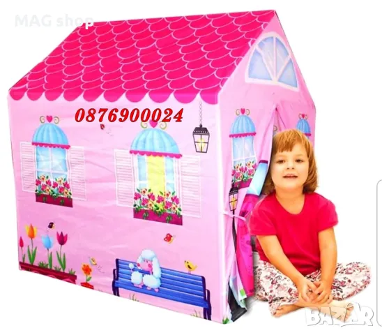 ПРОМО! Детскa палатка Къща за игра Сафари с животни джунгла Играчка, снимка 4 - Други - 48365103