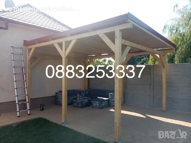 Дървени навеси Горубляне, снимка 11 - Ремонти на къщи - 50945858