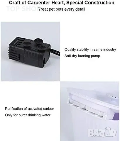 Bонтан за вода- котки и кучета FHH 1002, снимка 8 - За котки - 48780637