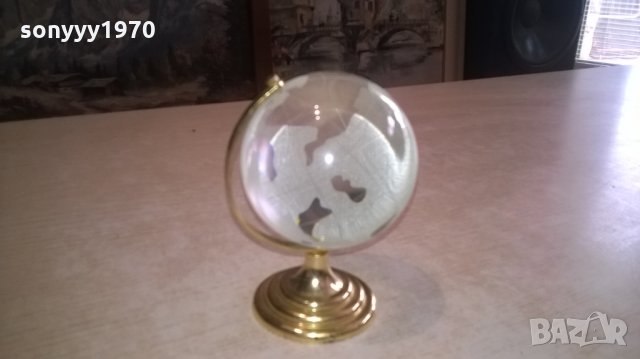 кристално кълбо-12х9см-ретро колекция, снимка 6 - Колекции - 27905272