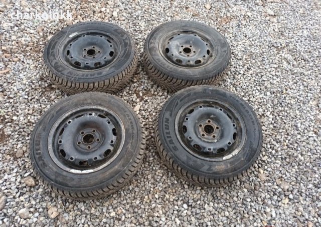 Продавам нови зимни гуми с джанти за фолксваген поло 14ки, снимка 5 - Гуми и джанти - 43651394