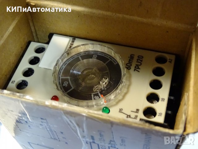 реле време Siemens 7PU2040-4AN20 220V 50Hz time relay, снимка 11 - Резервни части за машини - 37505859