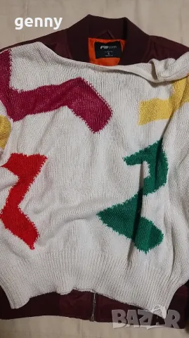 Fishbon S,яке тип бомбър с подарък пуловер, 10 лв!, снимка 4 - Якета - 47410058