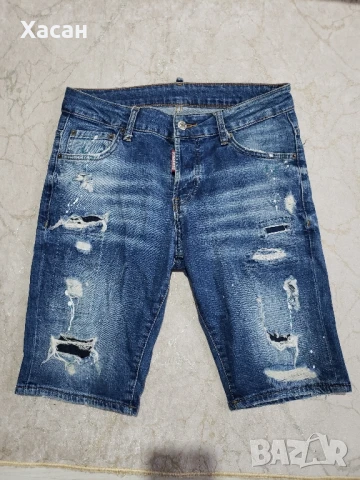 Мъжки къси дънки Dsquared2, снимка 3 - Дънки - 51276155