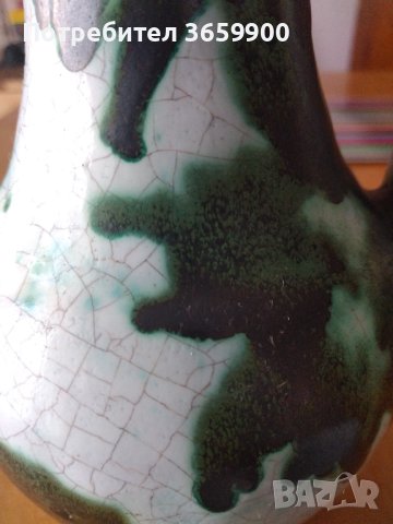 Стари калени каничка и 2 чаши,рисувани, снимка 6 - Сервизи - 40267776