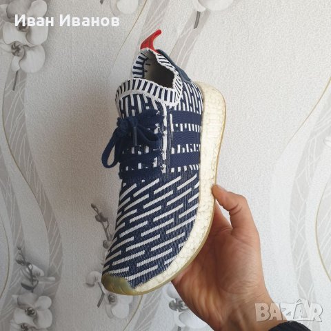  оригинални маратонки  Adidas NMD R2 PK  Primeknit номер 41,5-42, снимка 7 - Маратонки - 39903965