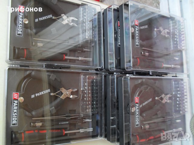 Отвертки бит клещи лупа пинсета КОМПЛЕКТ ЗА ФИНА МЕХАНИКА ОРИГИНАЛ „РARKSIDЕ“-35ч, снимка 4 - Отвертки - 39363094