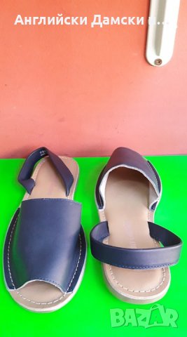 Английски дамски сандали естествена кожа-3 цвята, снимка 18 - Сандали - 28539424