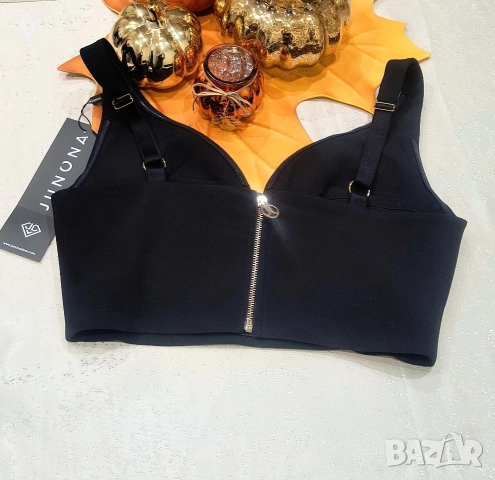 Дамски спортен сет екип комплект Recharge топ + широк панталон с висока талия пепел от рози, снимка 12 - Спортни екипи - 52740096