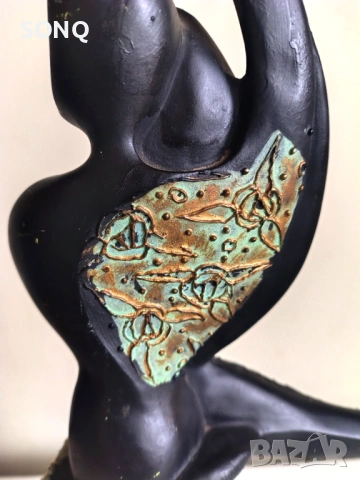 Страхотна Статуетка Танцуваща Двойка, снимка 4 - Антикварни и старинни предмети - 53518054