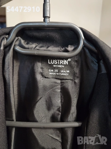 Дамско черно сако, снимка 2 - Сака - 53445491