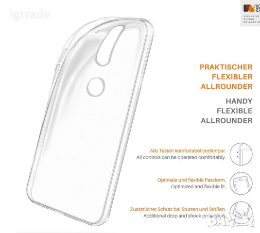Motorola Moto G4 Play - кейс прозрачен, снимка 3 - Калъфи, кейсове - 40215046