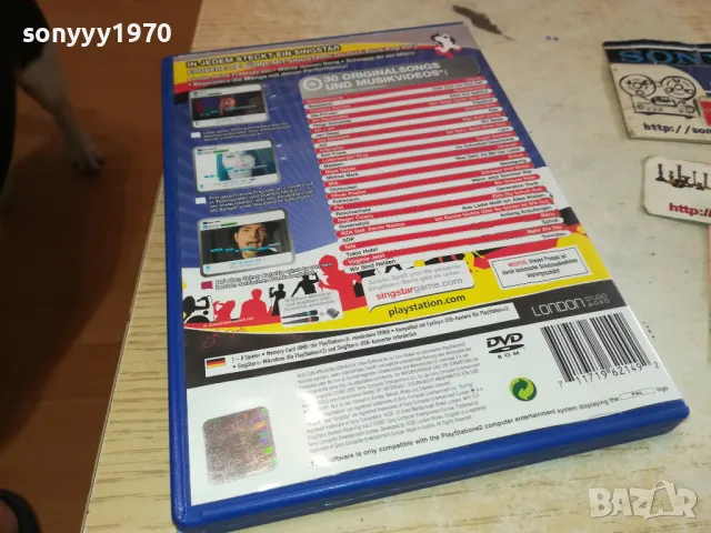 SINGSTAR ROCK-POP SONY PS2 GAME 12211220, снимка 15 - Игри за PlayStation - 48832923