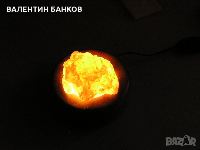 РОЗОВ КВАРЦ - НОЩНА ЛАМПА, снимка 9 - Настолни лампи - 24956463