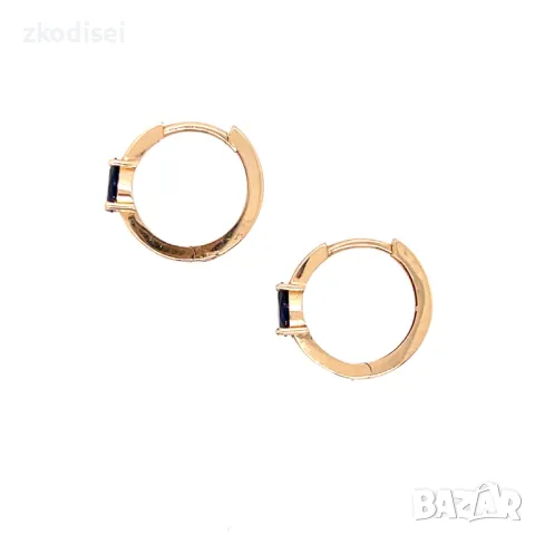 Златни обеци 2,21гр. 14кр. проба:585 модел:29411-4, снимка 2 - Обеци - 48878368