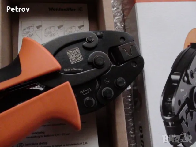 Weidmüller PZ 6 Roto - ТОП PROFI ЧИСТО НОВИ Кримпклещи 0,14-6mm² !!! ORIGINAL - MADE IN GERMANY !!!, снимка 6 - Клещи - 39147992