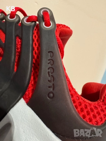 Nike Air Presto University Red Black., снимка 5 - Маратонки - 52179198