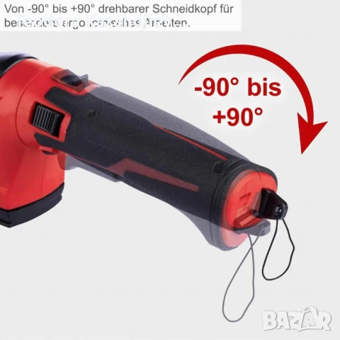 Scheppach 2 в 1 ножици за трева и храсти CGS-15-LI, снимка 2 - Градинска техника - 50698038