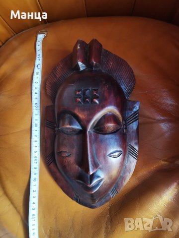 Африканска маска Бауле, снимка 2 - Антикварни и старинни предмети - 39958948