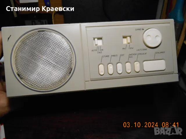 Swing 1034n Radio clock alarm with night light- vintage 1983, снимка 4 - Други - 47609871