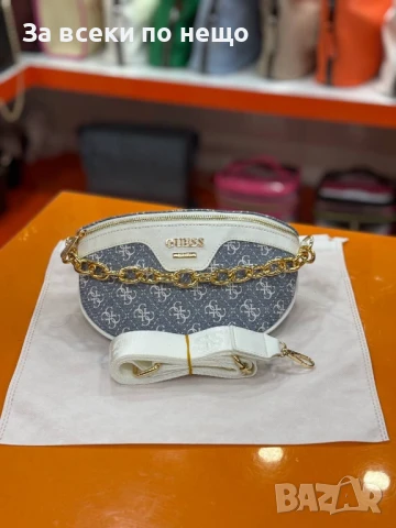 Guess Дамска Чанта Тип Банан Гес - Налични Различни Цветове  Код E488, снимка 9 - Чанти - 50596489