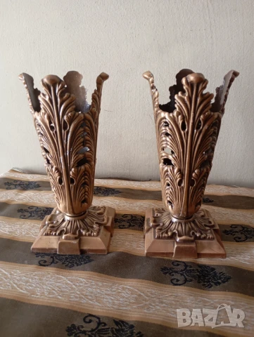 Две вази за сухи цветя комплект