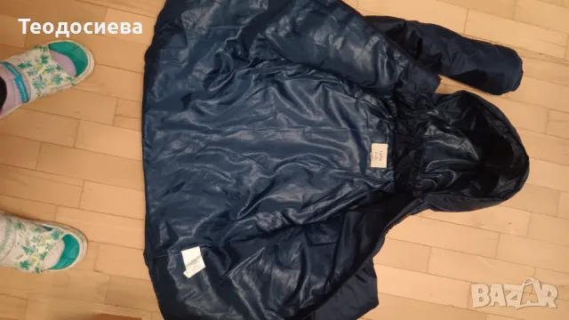 Тъмносиньо яке за момиче IANA KIDS, снимка 4 - Детски якета и елеци - 27553536