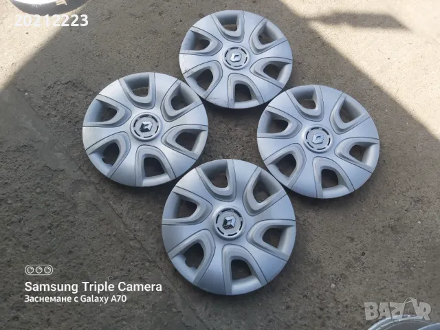 4 броя Оригинални тасове за Renault Clio 16, снимка 3 - Аксесоари и консумативи - 49630854