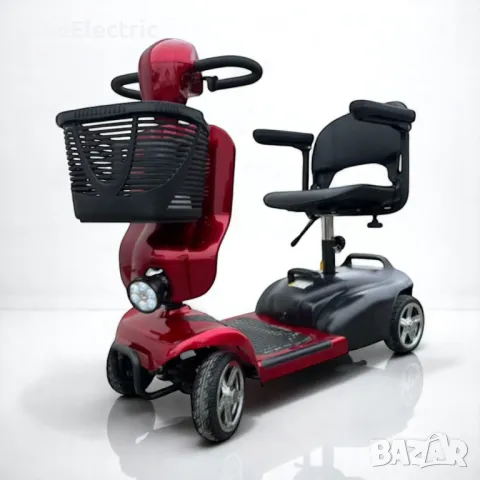 Eлектрическа инвалидна  четириколка blueElectric BL500 - 500W /24V /20AH - RED, снимка 3 - Мотоциклети и мототехника - 50018091