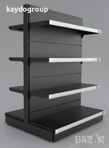 Крайстенен и островен метален стелаж - НАЛИЧНИ, НОВИ RAL7016 TXT МАТ, снимка 16 - Стелажи и щандове - 43712314