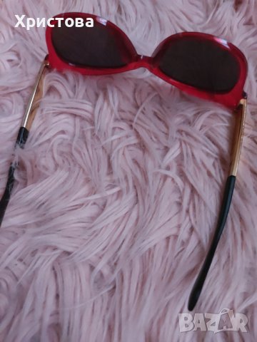 Слънчеви очила с червени рамки - 8,00лв., снимка 3 - Слънчеви и диоптрични очила - 36905538