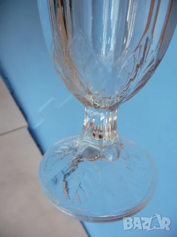 2 Големи чаши дебело стъкло мелба десерт крем сладолед и др., снимка 3 - Сервизи - 51026233