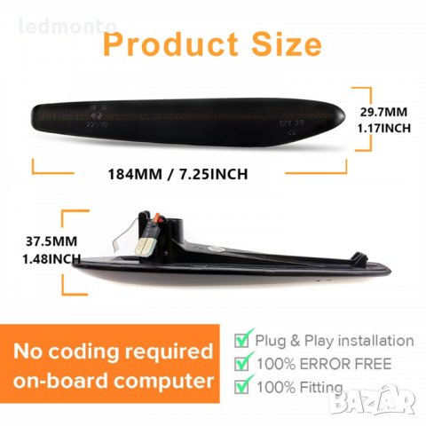 Мигачи Alfa Romeo 159 LED индикатор, бягащи мигачи Led мигачи за алфаромео , снимка 5 - Аксесоари и консумативи - 33120053