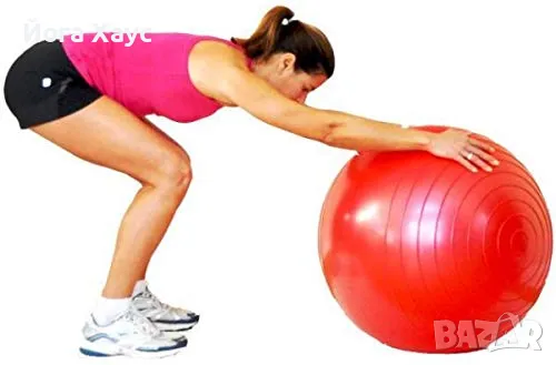 Топка за Упражнения, Диаметър 65см, снимка 7 - Фитнес уреди - 21456426