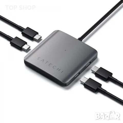 4-портов USB C хъб, снимка 5 - USB Flash памети - 48737860