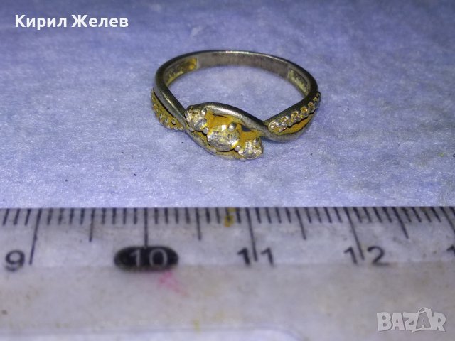 ВЕЛИКОЛЕПЕН СТАР СРЕБЪРЕН СКЪПОЦЕНЕН АРТ НУВО ПРЪСТЕН ВИСОКА ПРОБА СРЕБРО МАЙСТОРКА ИЗРАБОТКА 40546, снимка 10 - Антикварни и старинни предмети - 43318135