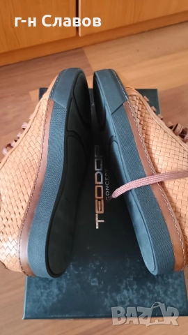 Teodor Leather Sneakers ОРИГИНАЛ! Мъжки ест. кожа!, снимка 7 - Спортно елегантни обувки - 51878058