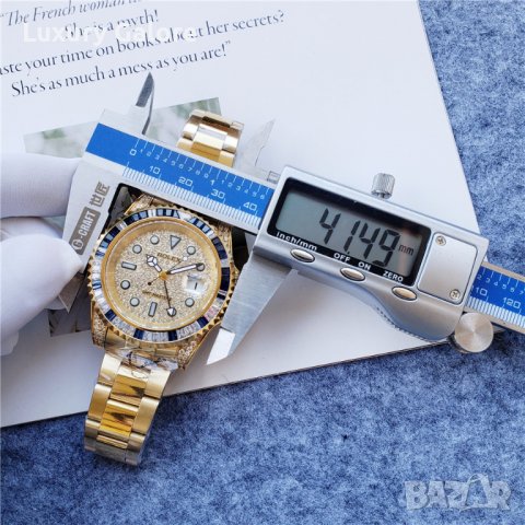 Мъжки часовник Rolex GMT-Master II Diamond с автоматичен механизъм, снимка 7 - Луксозни - 38212718