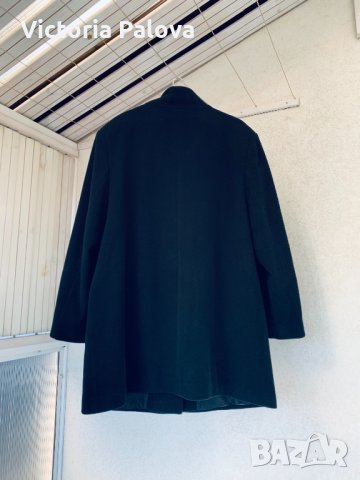 Красиво черно палто GELCO,гладка вълна,кашмир, снимка 6 - Палта, манта - 34990924