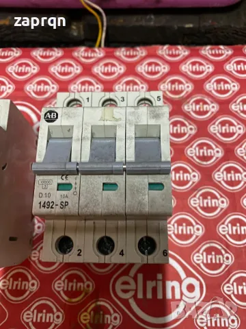 Allen Bradley автоматични трифазни предпазители 10 А, снимка 3 - Други машини и части - 48274380