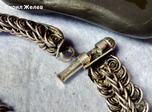 ВЪЗРОЖДЕНСКА СРЕБЪРНА ГРИВНА УНИКАТ - Миниатюра На СРЕБЪРНИ ПАФТИ с КОЛАН ВИСОКА ПРОБА СРЕБРО 48794, снимка 8 - Антикварни и старинни предмети - 48485697