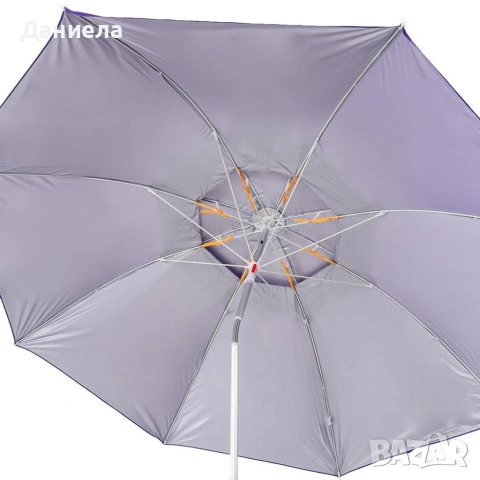 Плажен чадър Muhler YL1039, снимка 7 - Градински мебели, декорация  - 50524896