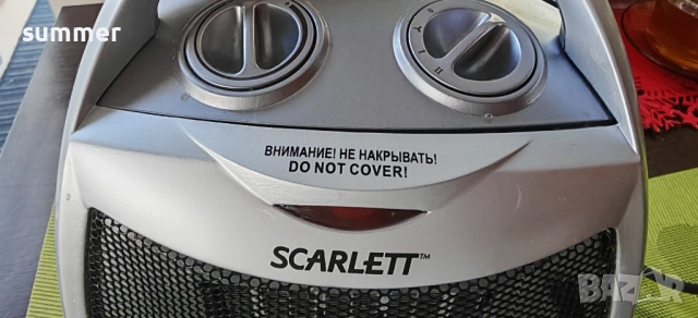 Керамичен радиатор Scarlett SC - 1050, снимка 6 - Радиатори - 52095616