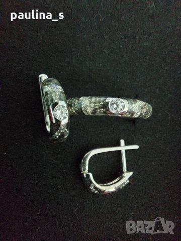 Японски дизайнерски комплект с емайл в змийски принт / сребро 925 , снимка 12 - Бижутерийни комплекти - 32771254