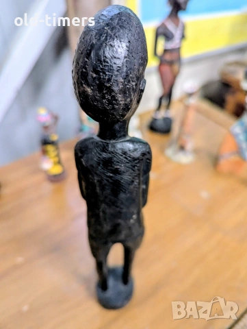 Колекция декоративни африкански статуетки – Ръчна изработка, снимка 5 - Декорация за дома - 53261686