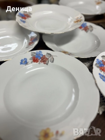 Zeh, Scherzer & Co” 50 Jahre” “50 години” на немски език и представлява юбилейна маркировка, снимка 3 - Чинии - 52682745