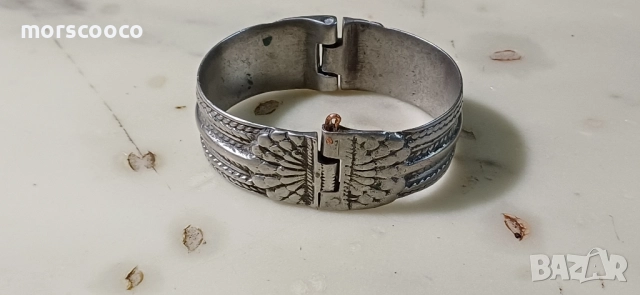 Възрожденска сребърна гривна - сачан 