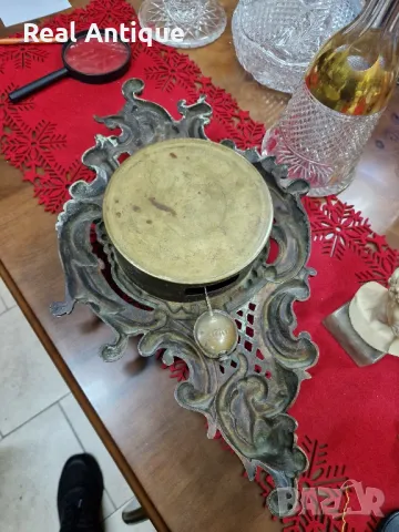 Рядък антикварен колекционерски френски бронзов стенен часовник Japy Freres 1870 г , снимка 9 - Антикварни и старинни предмети - 50257464