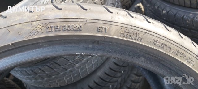 4 бр.летни гуми Goodyear RSC run flat Спорт пакет 275 30 20 dot1821  Цена за брой!, снимка 6 - Гуми и джанти - 43462513